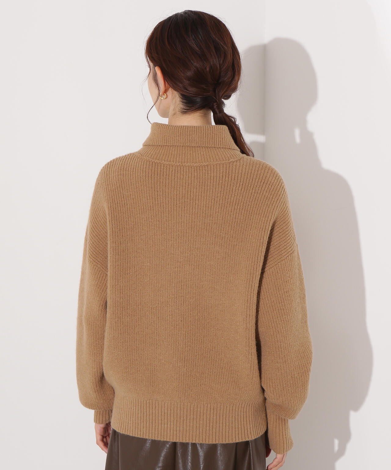 ハーフジップオーバーニット | N. Natural Beauty Basic*（エヌ