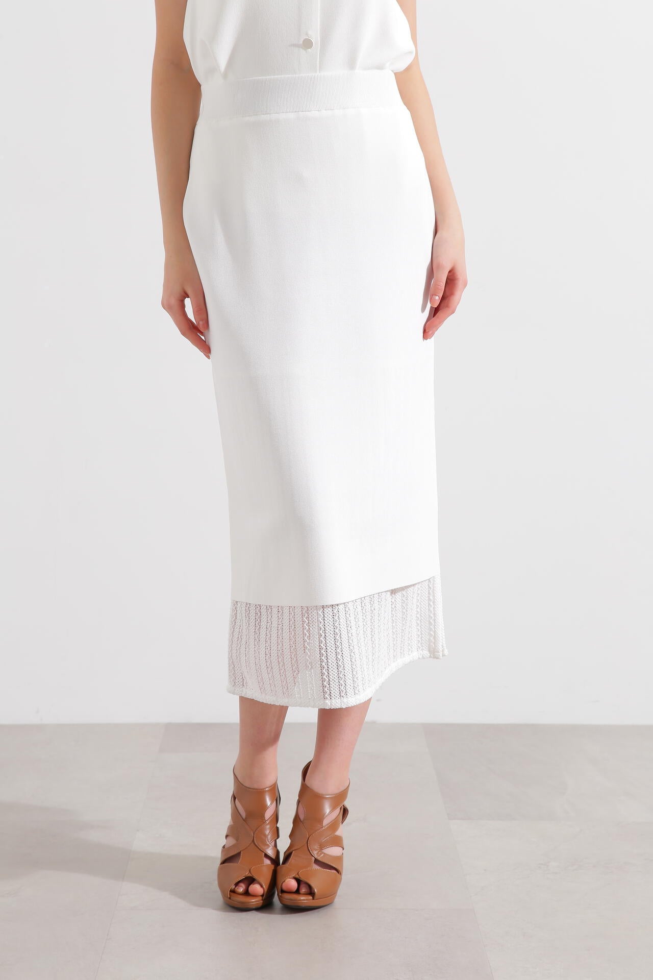 レースコンビニットスカート | PINKY&DIANNE（ピンキー&ダイアン