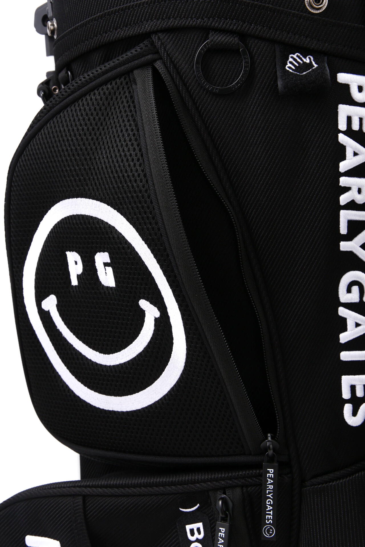 PEARLY GATESゴルフバッグブラックゴルフ収納バッグ ゴルフウェア