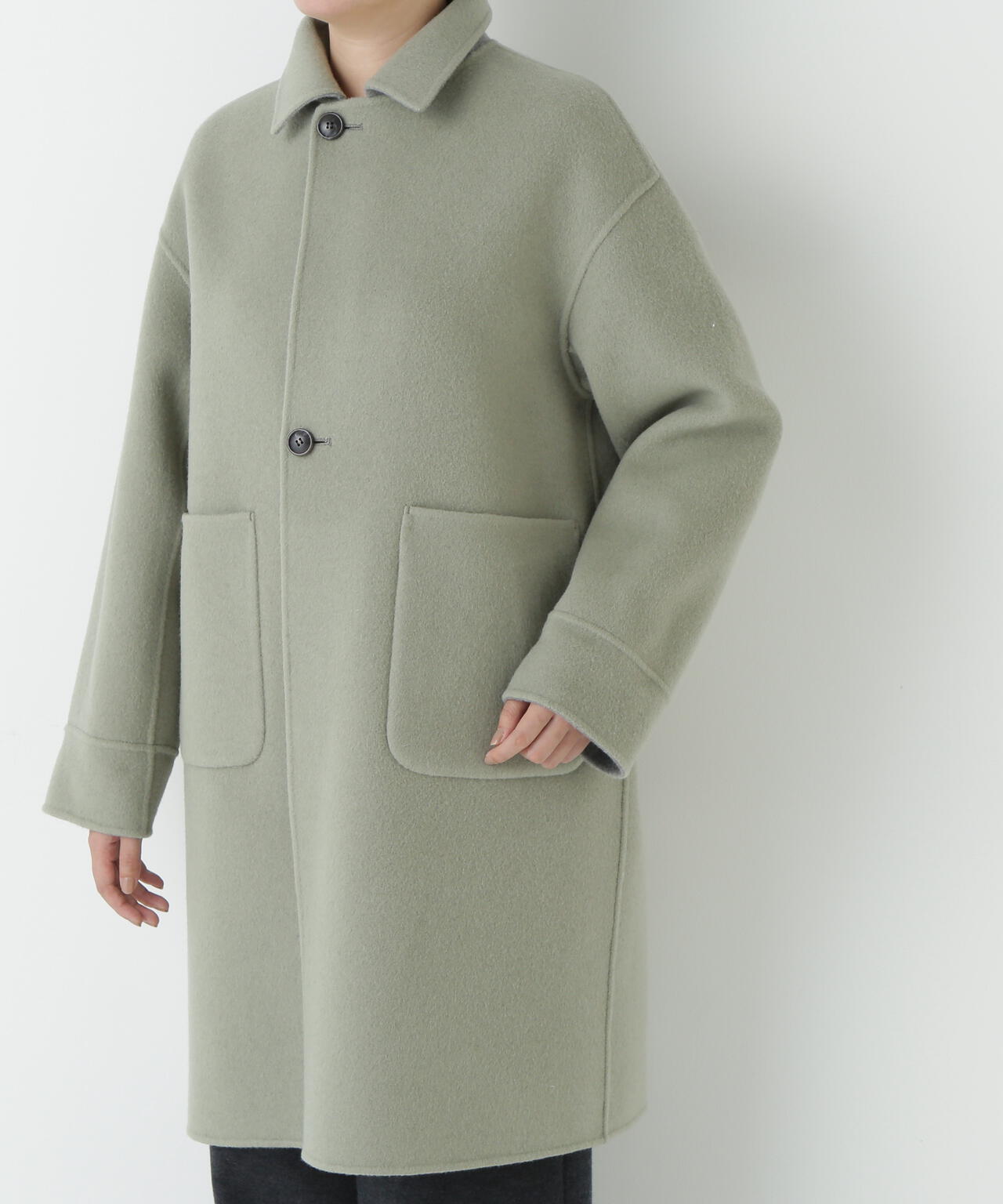 ≪2WAY≫リバーシブルステンカラーリバーコート | human woman