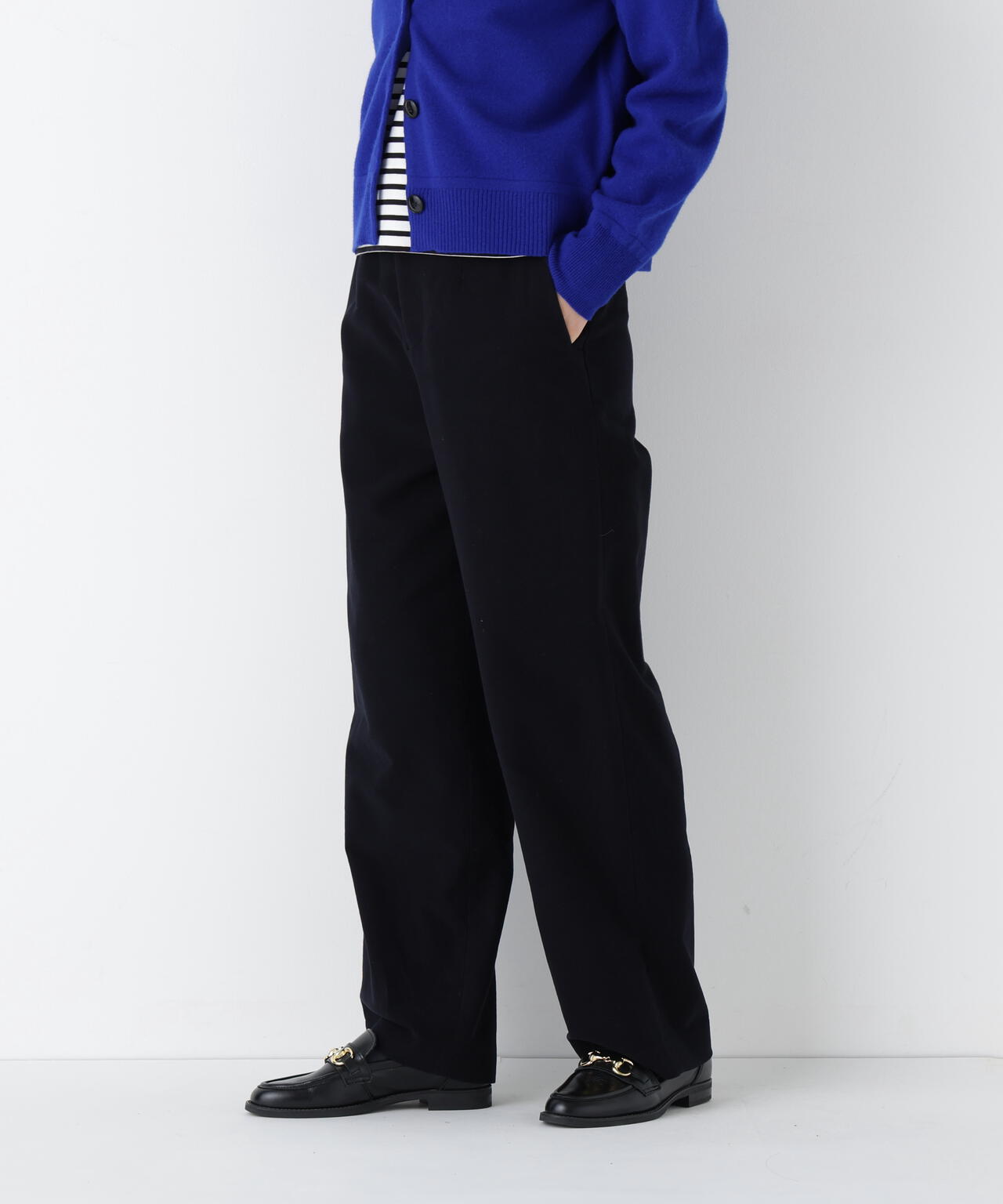 ≪マルチサイズ展開≫リクライドクロスセミワイドパンツ | human woman