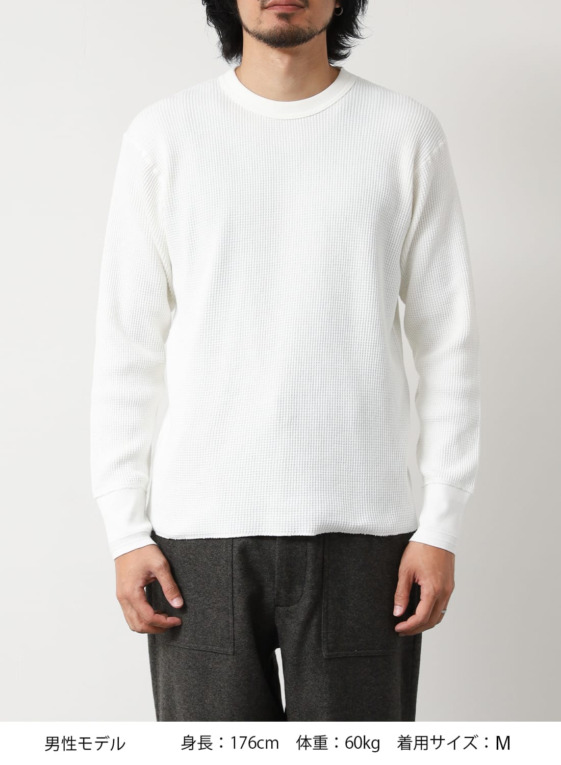 Thug Club ワッフルニット サーマル ホワイトサイズ3 Thug Club