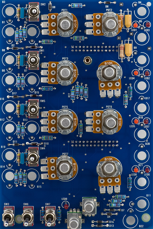 ModularSynthesis - Buchla 281 Quad Function Generator