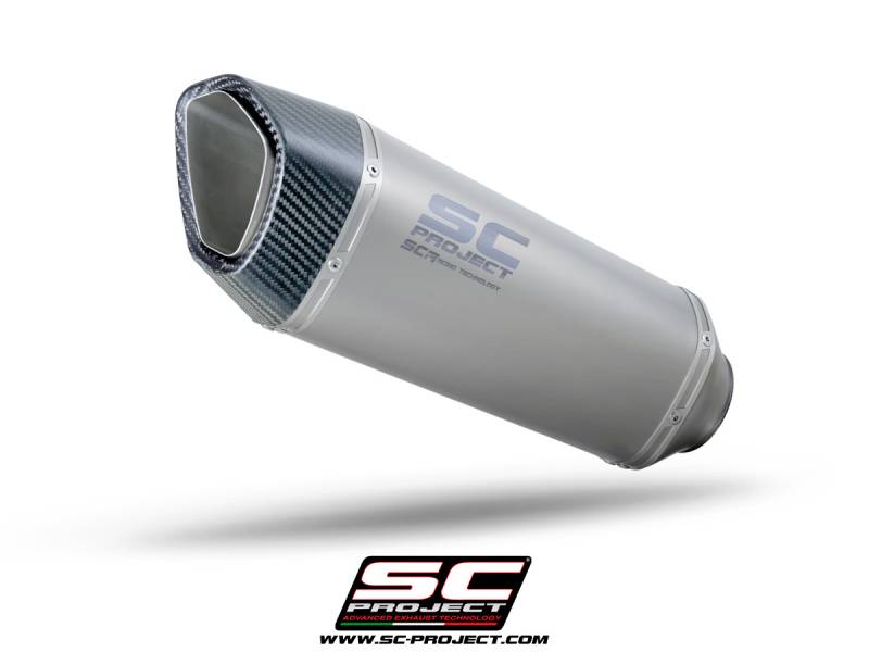 SC Project SC1-R Slip-on Exhaust: Kawasaki Ninja ZX-6R 636 '19+