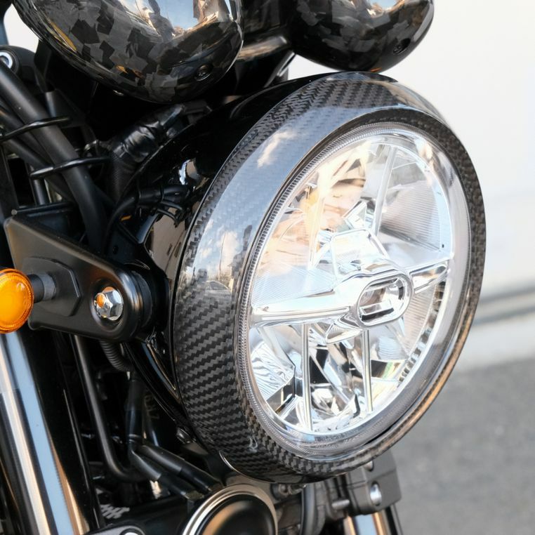 Z900RS ヘッドライトカバー ドライカーボン SPEEDRA | バイクカスタム