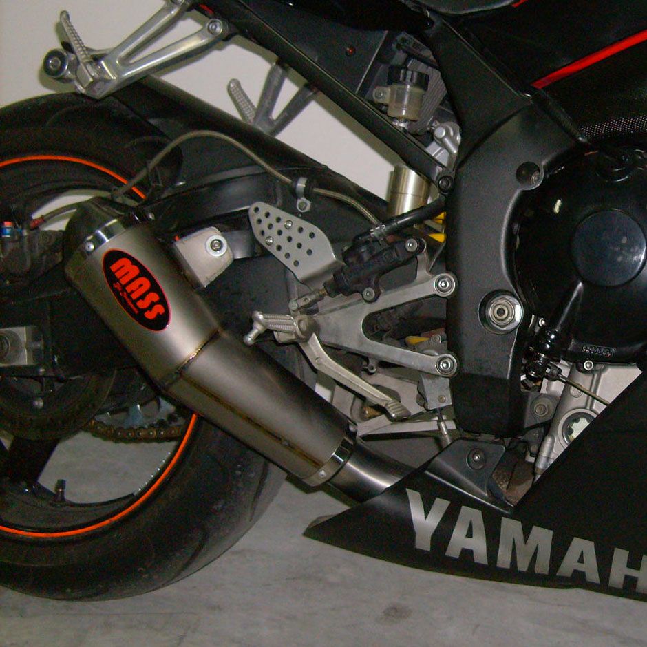 YZF-R1 02-03 Trombカーブチタン スリップオンマフラー MASS Exhaust