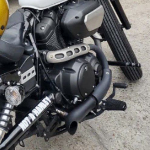 ヤマハ ボルト フルエキゾーストマフラー ブラック Two Brothers