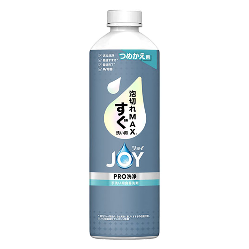 ジョイ PRO洗浄 食器用洗剤 すぐ洗い用 詰め替え 390mL ｜ ミスター