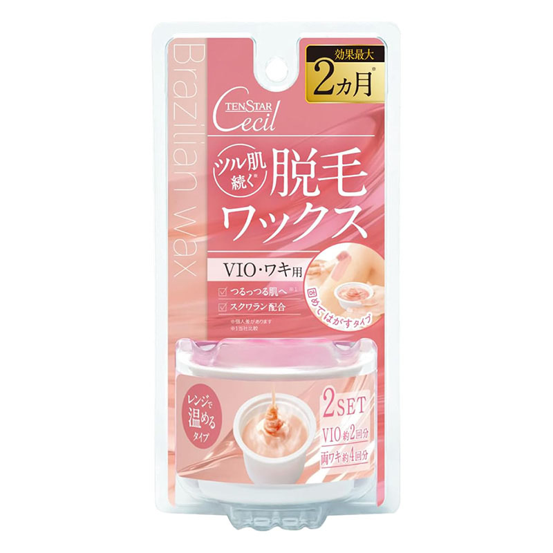 テンスターセシル 脱毛用ホットブライズワックス 40g×2 ｜ ミスター