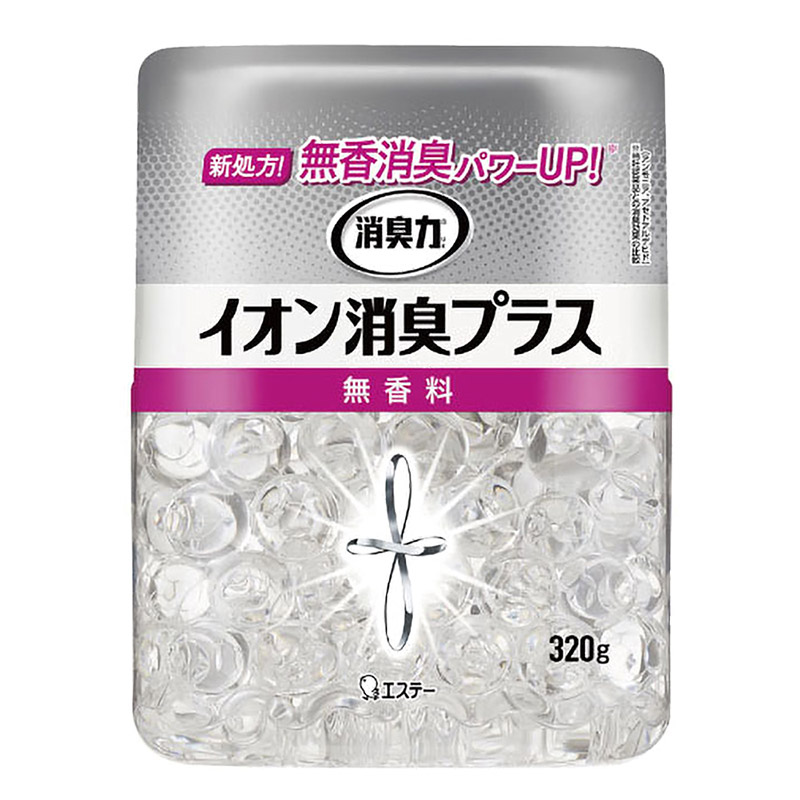 消臭力クリアビーズイオン消臭プラス本体 320g 無香料 ｜ ミスター