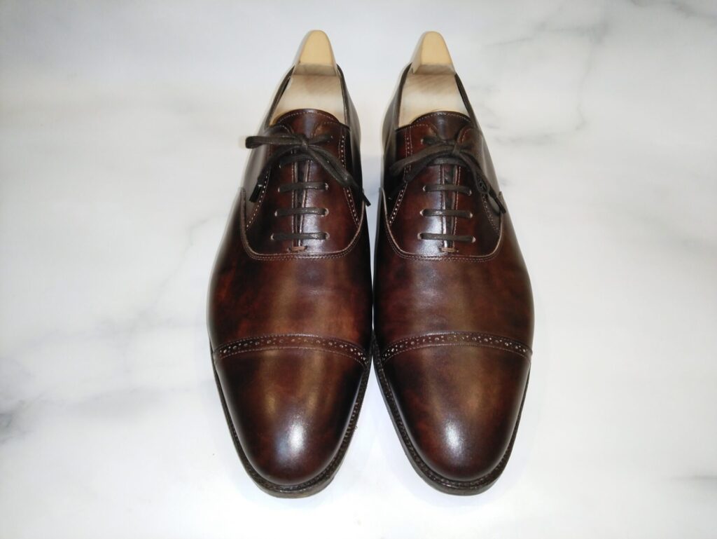 ジョンロブ・フィリップ2のミュージアムカーフ（ダークブラウン