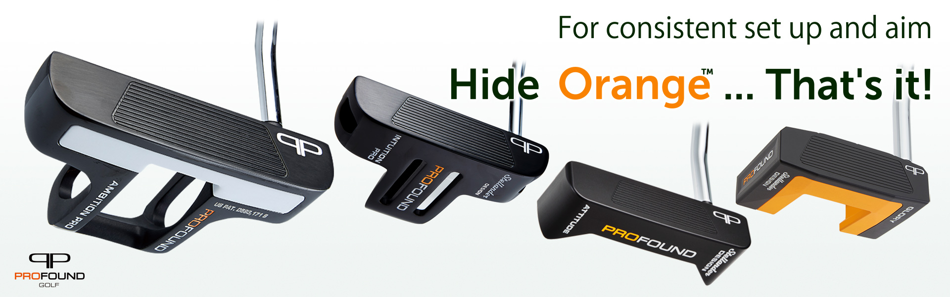 PROFOUND GOLFパター～オレンジが常に一貫性のあるセットアップを実現！