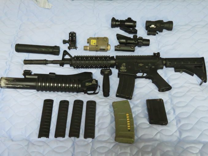 M4A1が完成したからアクセサリーを色々装着してみた