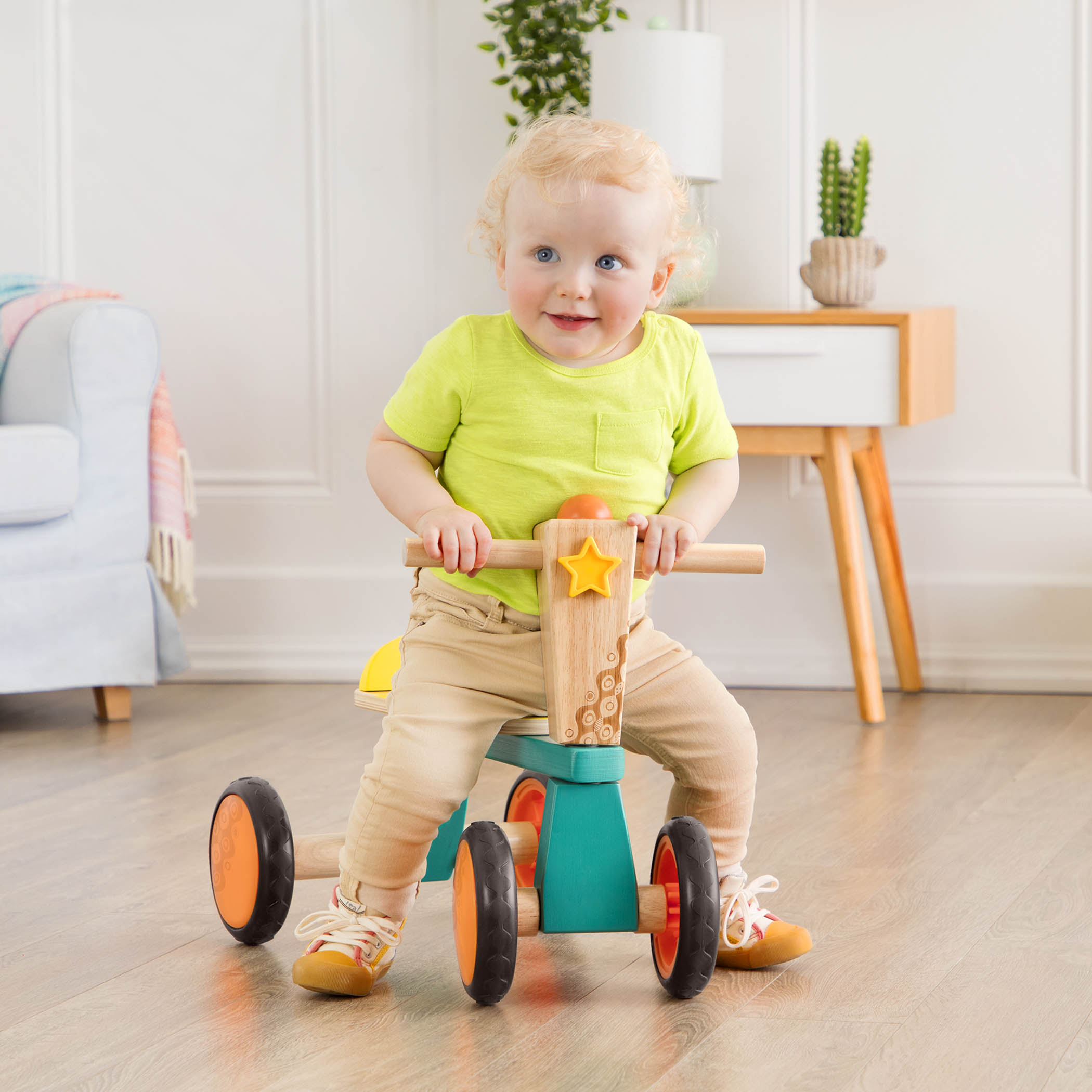 Smooth Rider | Wooden Toddler Bike | B. toys