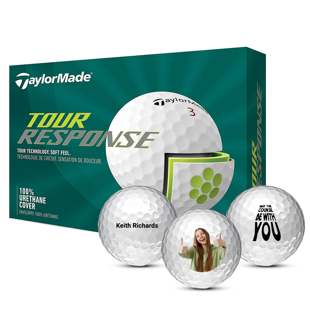 Custom TaylorMade Tour Response Golf Balls - MyCustomGolfBall