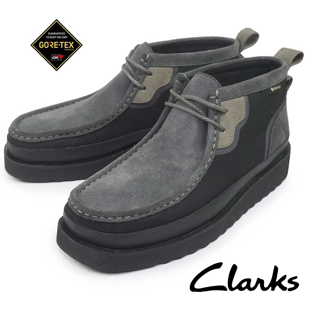 クラークス ワラビー ゴアテックス 防水 メンズ ブーツ ワラビー