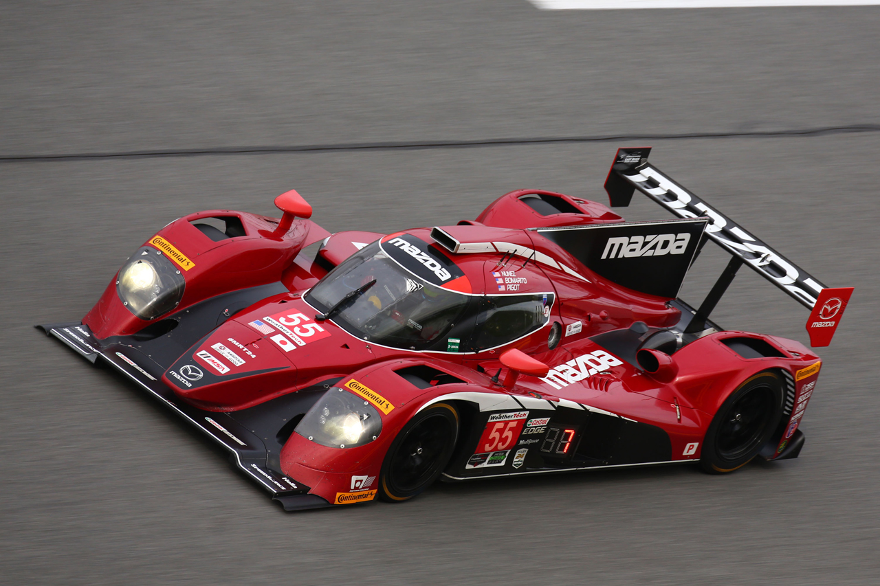 Two Mazda Prototypes Leave Fray Before the Sunrise Rolex 24 At