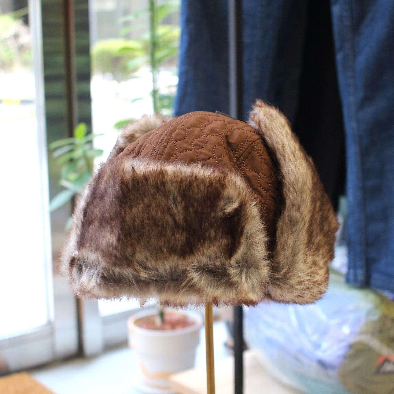 NANGA x Clef QUILT PILOT CAP(ナンガ × クレキルトパイロットキャップ