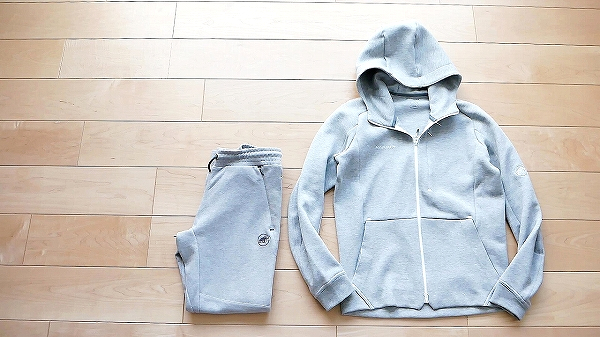 マムートのスウェットパーカとパンツで大人のセットアップを完成させる