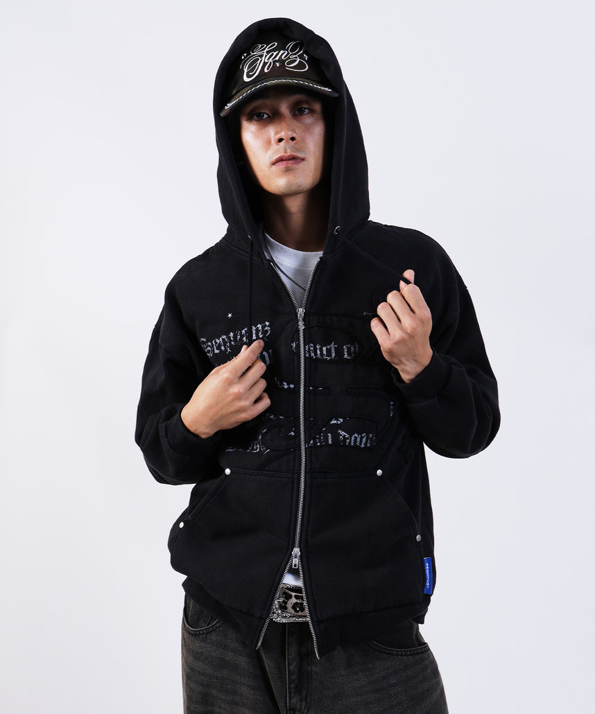 SEQUENZ（シークエンズ）】SQNZ ZIP P/K / ジップパーカー 裏起毛