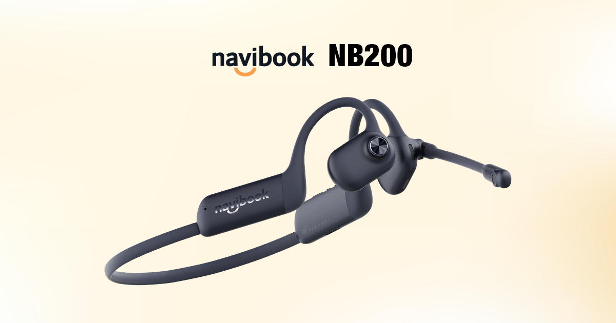 日本初AIイヤホン Navibook NB200