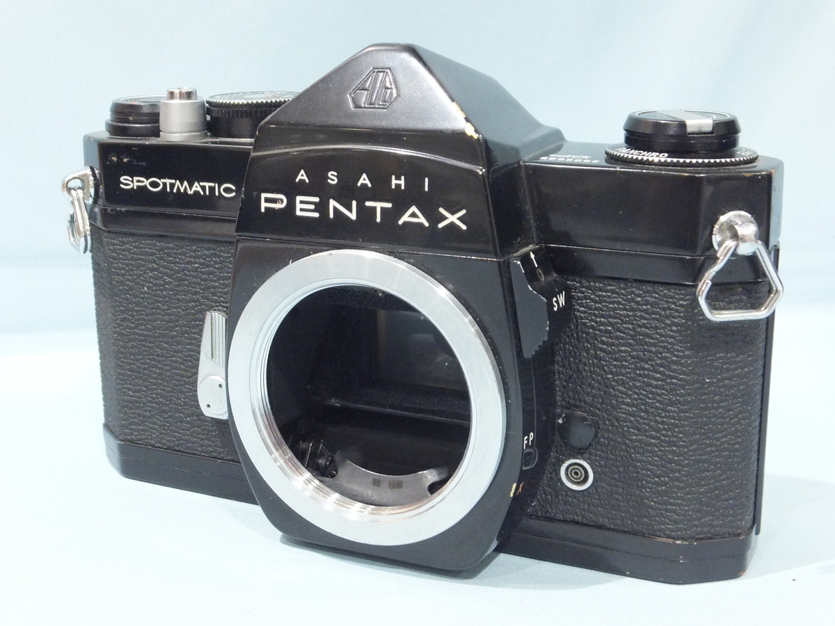 フィルムカメラ 整備済 Pentax SP + 広角レンズ 28mm P260 フィルム