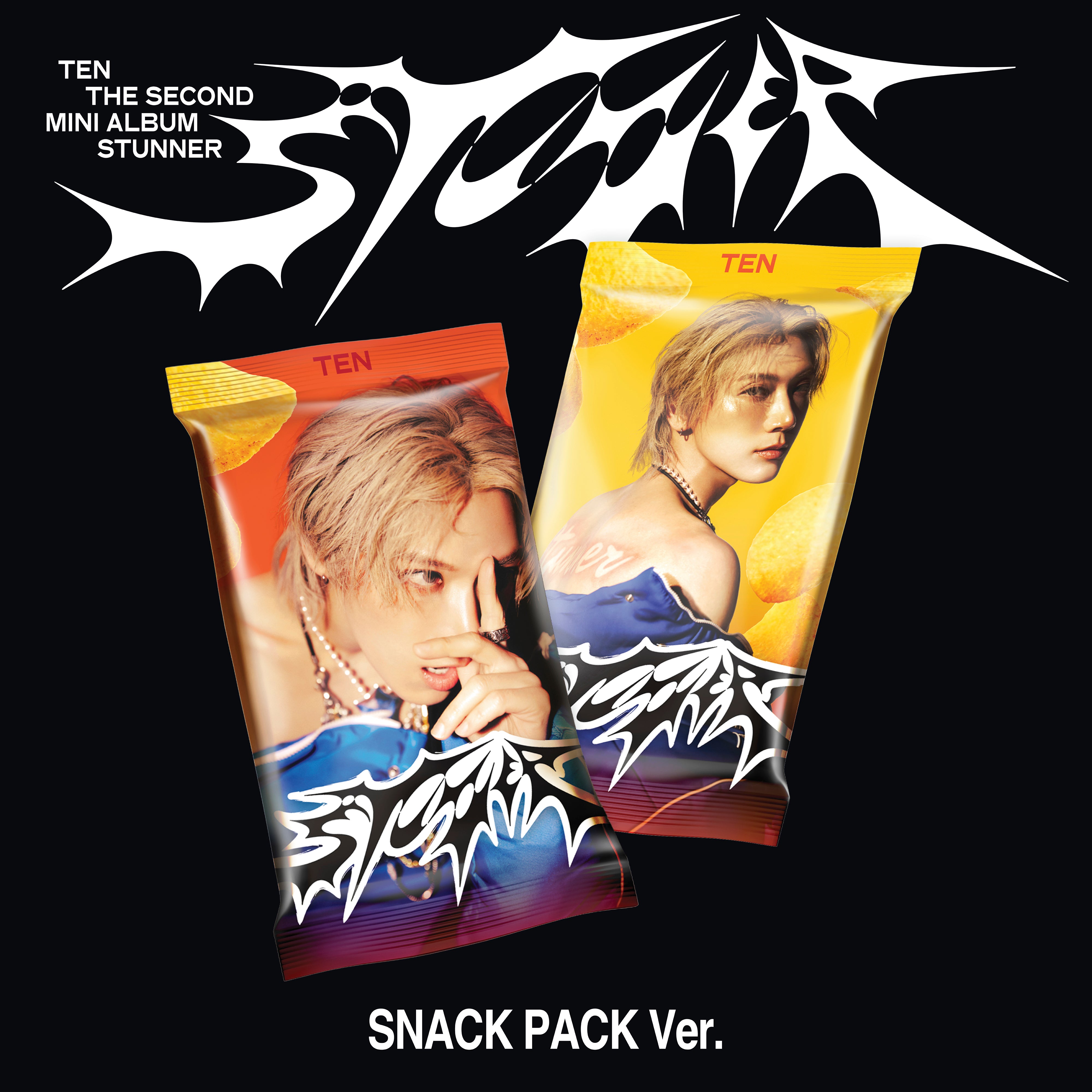 TEN 2nd Mini Album [STUNNER] (SNACK PACK Ver.) (ランダム) – Nemoz