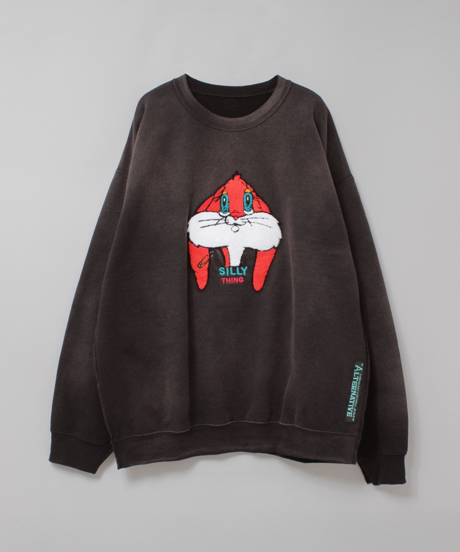 M2360 ユーズドエフェクトラビットトレーナー(M ブラック): トップス