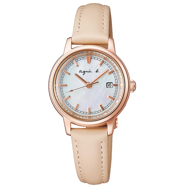 agnes b. SAM FCSD997 ソーラー レディース(ライトベージュ×ホワイト