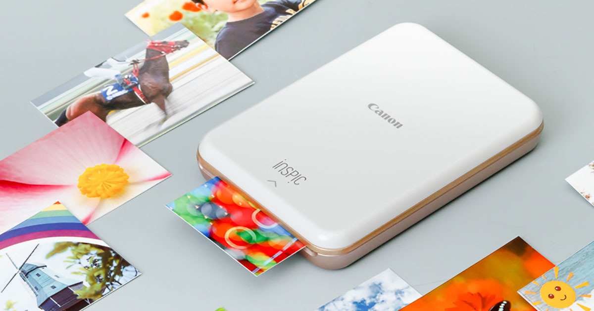 シール式で便利、キヤノン小型フォトプリンター「iNSPiC」レビュー