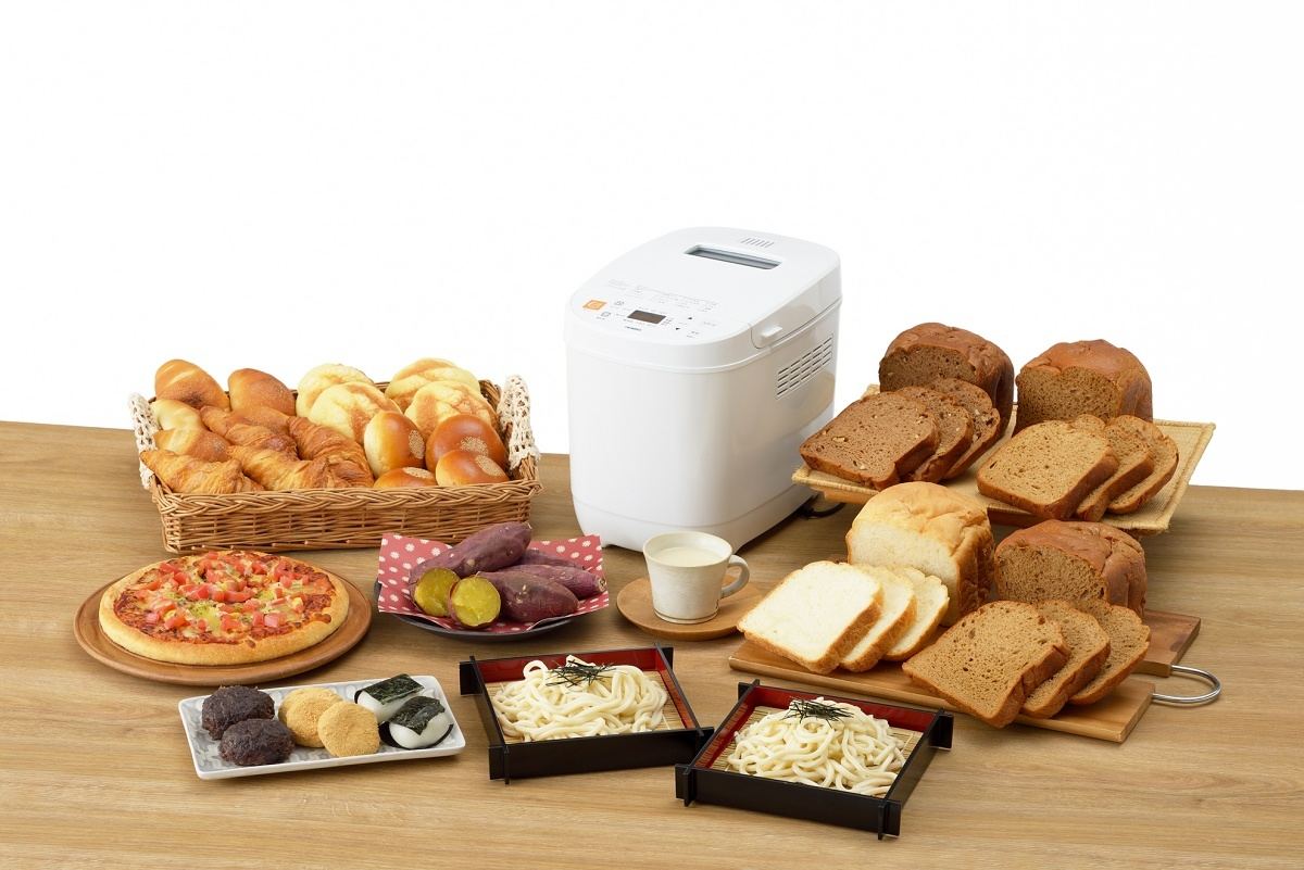 ツインバード、低糖質で美味しいブランパンを焼けるホームベーカリー