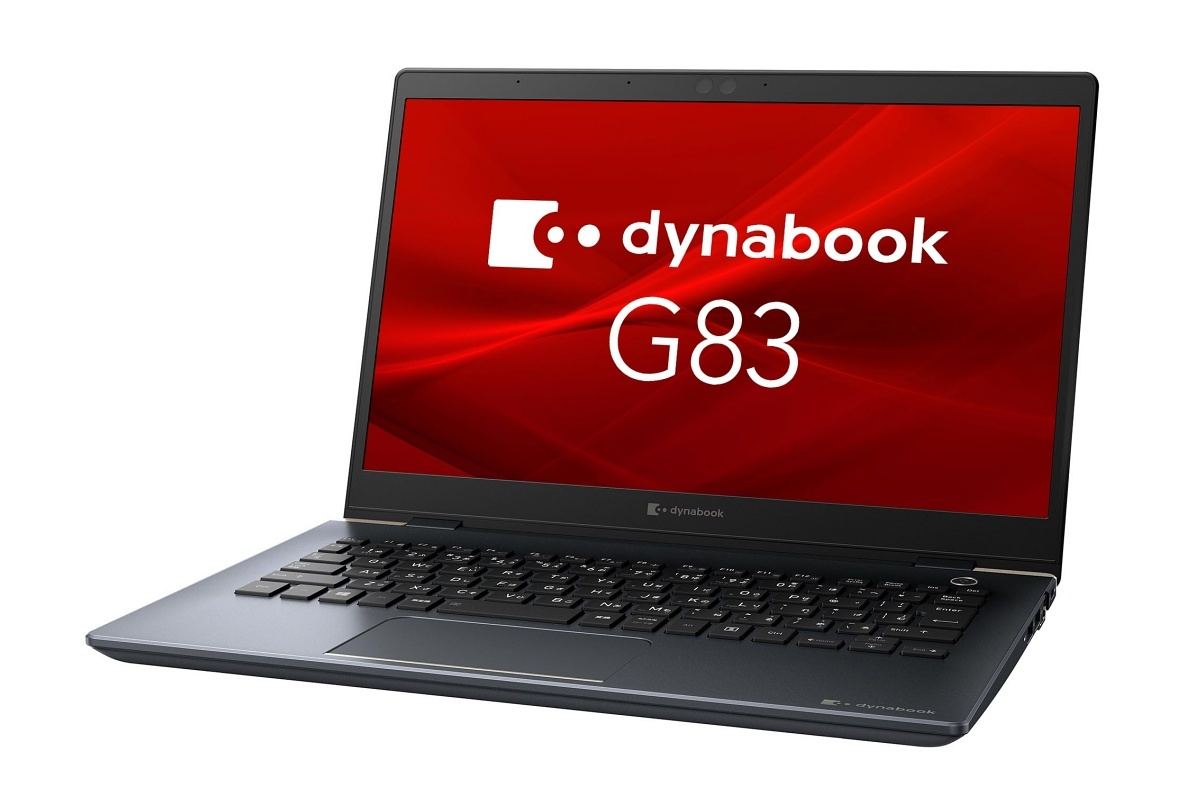 タッチ対応IGZO液晶を選べる13.3型モバイルノート「dynabook G83