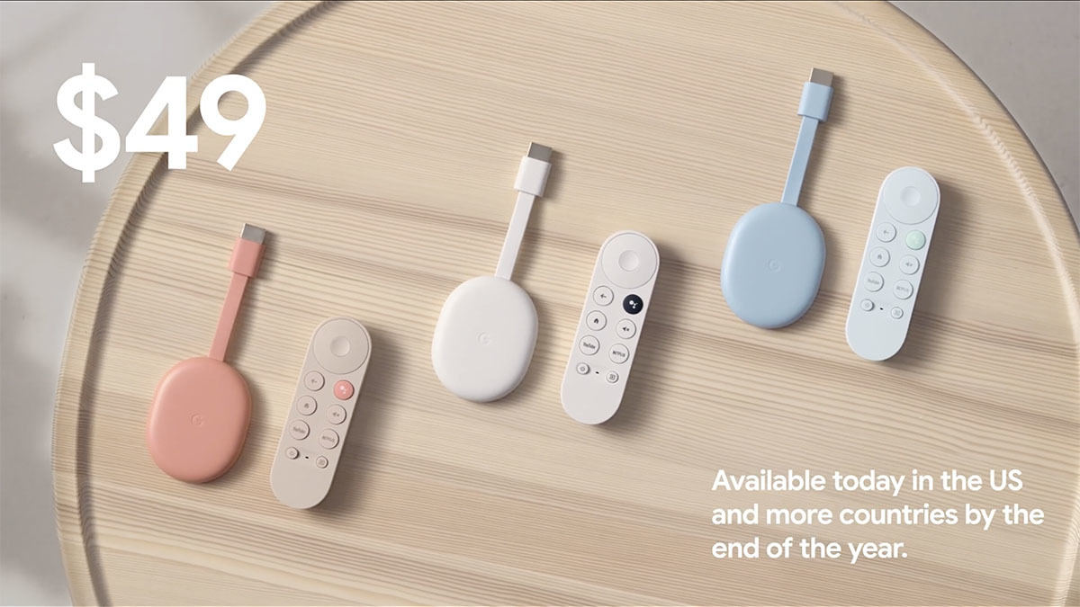 4K/HDR対応で49.99ドルの「Chromecast with Google TV」、国内発売も
