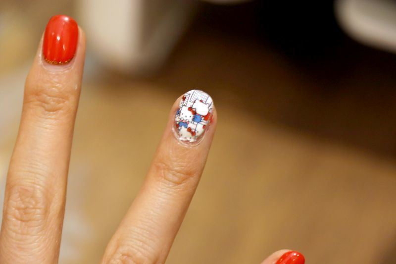 15秒でサンリオキャラをネイルに！ カシオのネイルプリンターは印刷