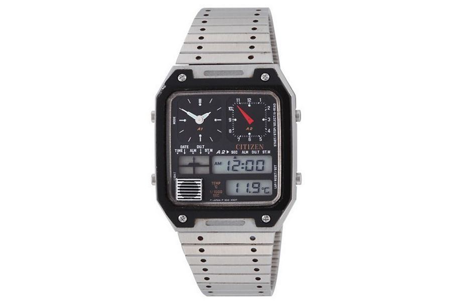 シチズン、1982年の「サーモセンサー」を復刻したアナデジモデル