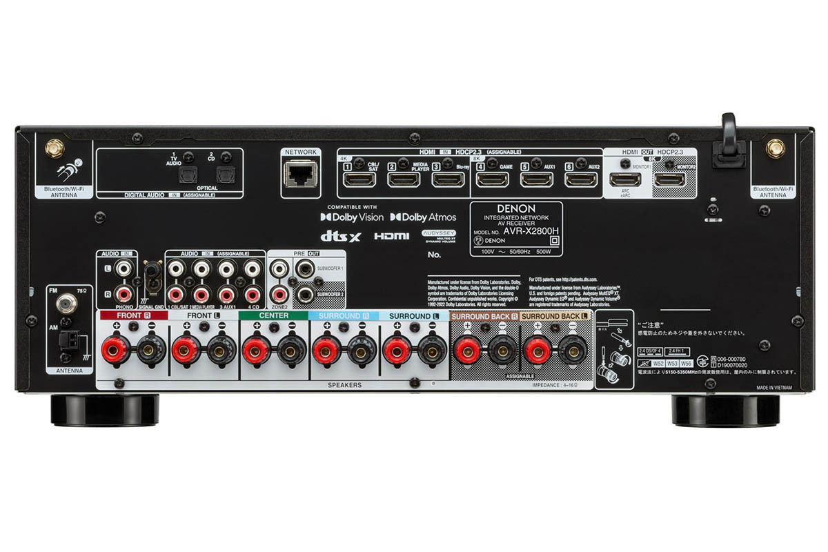 デノンAVアンプに新顔、約5.8万円の「X580BT」やHEOS搭載の上位2機種