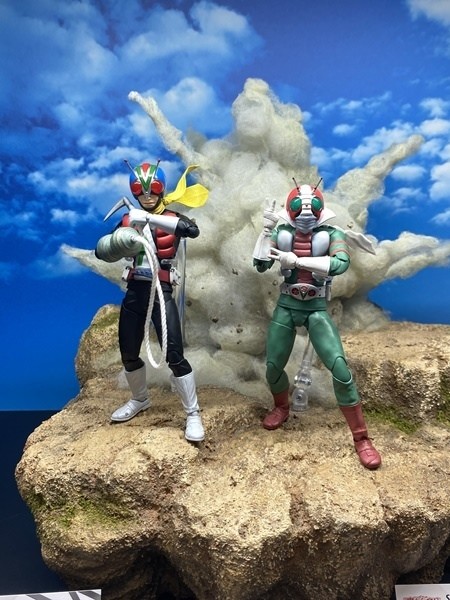 仮面ライダーV3』真骨彫ライダーマンが初公開 | マイナビニュース