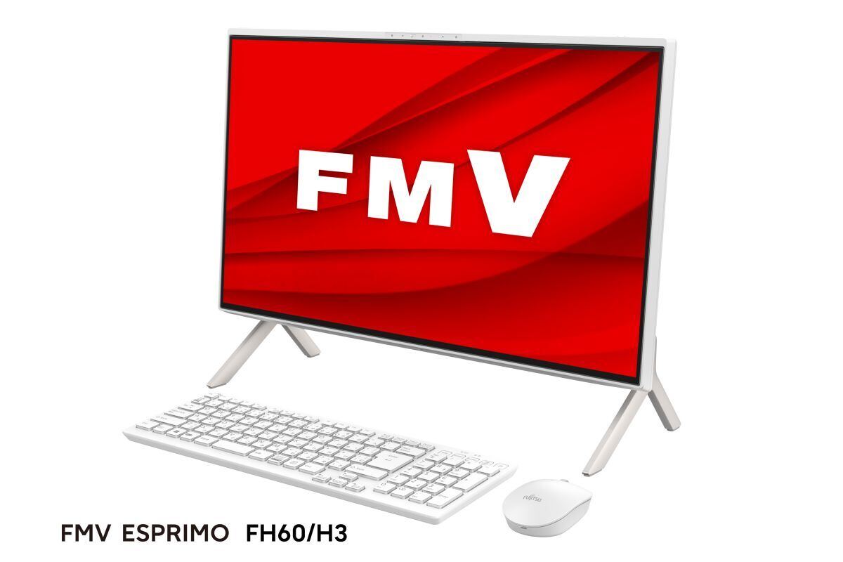 富士通、23.8型フルHD液晶のデスクトップPC - IntelモデルとAMDモデル