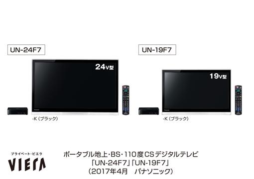 ポータブルテレビ「プライベート・ビエラ」 F7シリーズを発売 | 個人