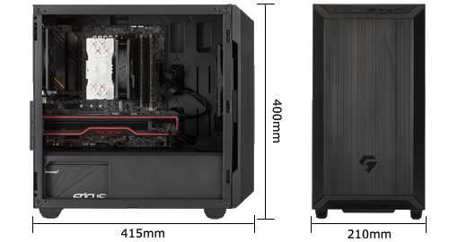 G-GEAR、新世代のミニタワー型ゲーミングPC「G-GEAR Aim」を発売