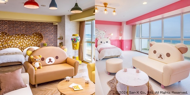 マホロバ・マインズ三浦、「リラックマ コラボルーム」の新デザインの