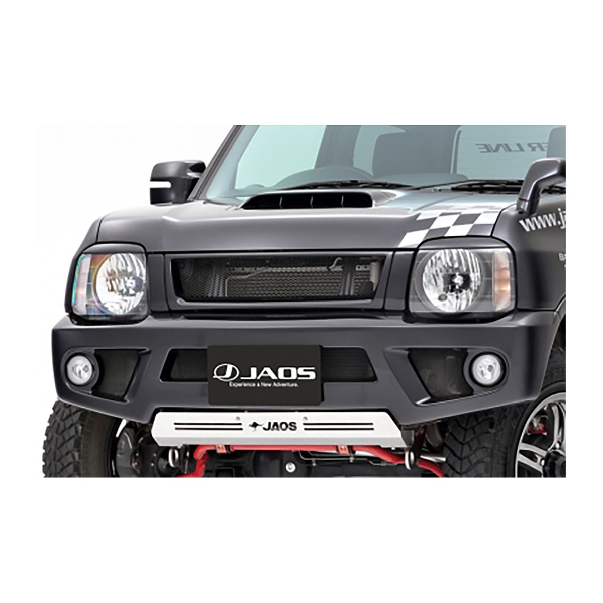 JAOS ジャオス フロントグリル ジムニー JB23／JB33／JB43系 白ゲル 未