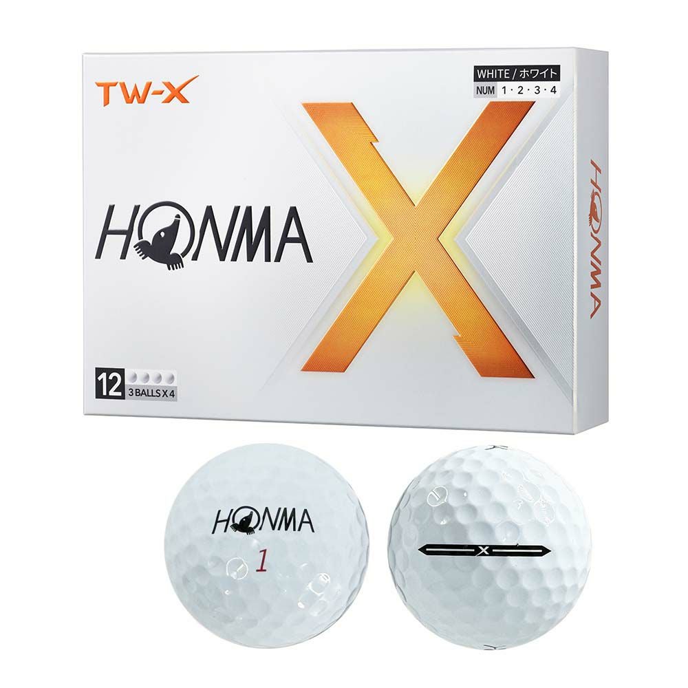 本間ゴルフ HONMA TW-X ボール BT2402 ホワイト 1ダース 2024 | ゴルフ