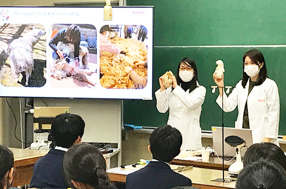 生活に密着した家庭科で身近な課題と紐づける。大森第六中学校 家庭科