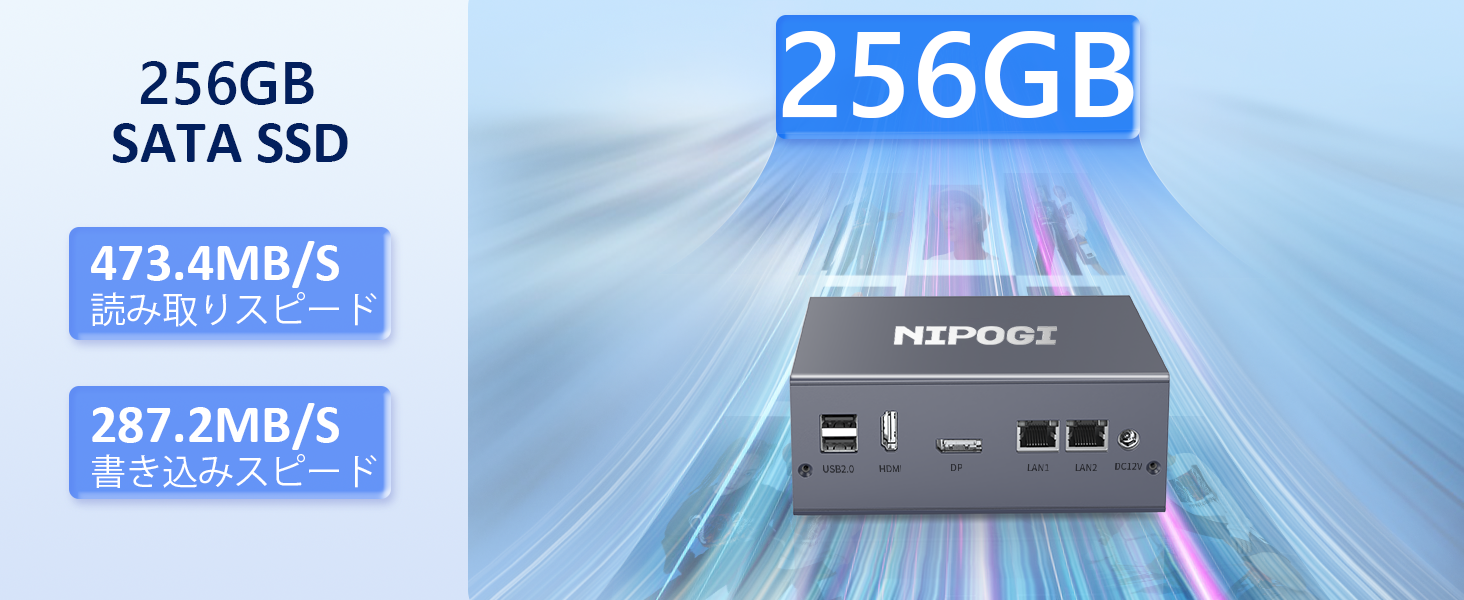 ミニpc n95 8GB DDR4 256GB SSD – NiPoGi JP