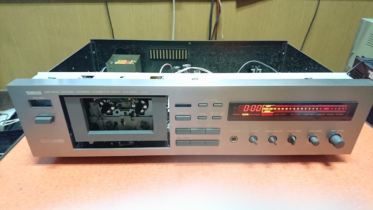 YAMAHA KX-640 の修理（フルオーバーホール） | スーパーカセッターズ