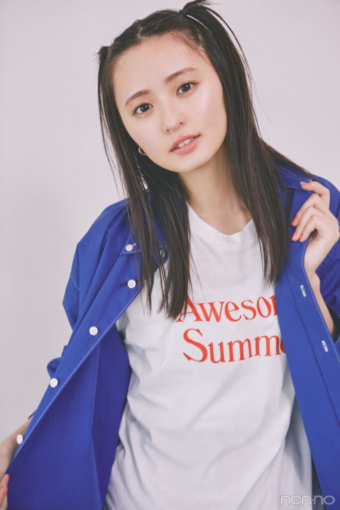 遠藤さくら】6月20日は「プリントロゴTシャツ」【毎日更新・さくちゃん