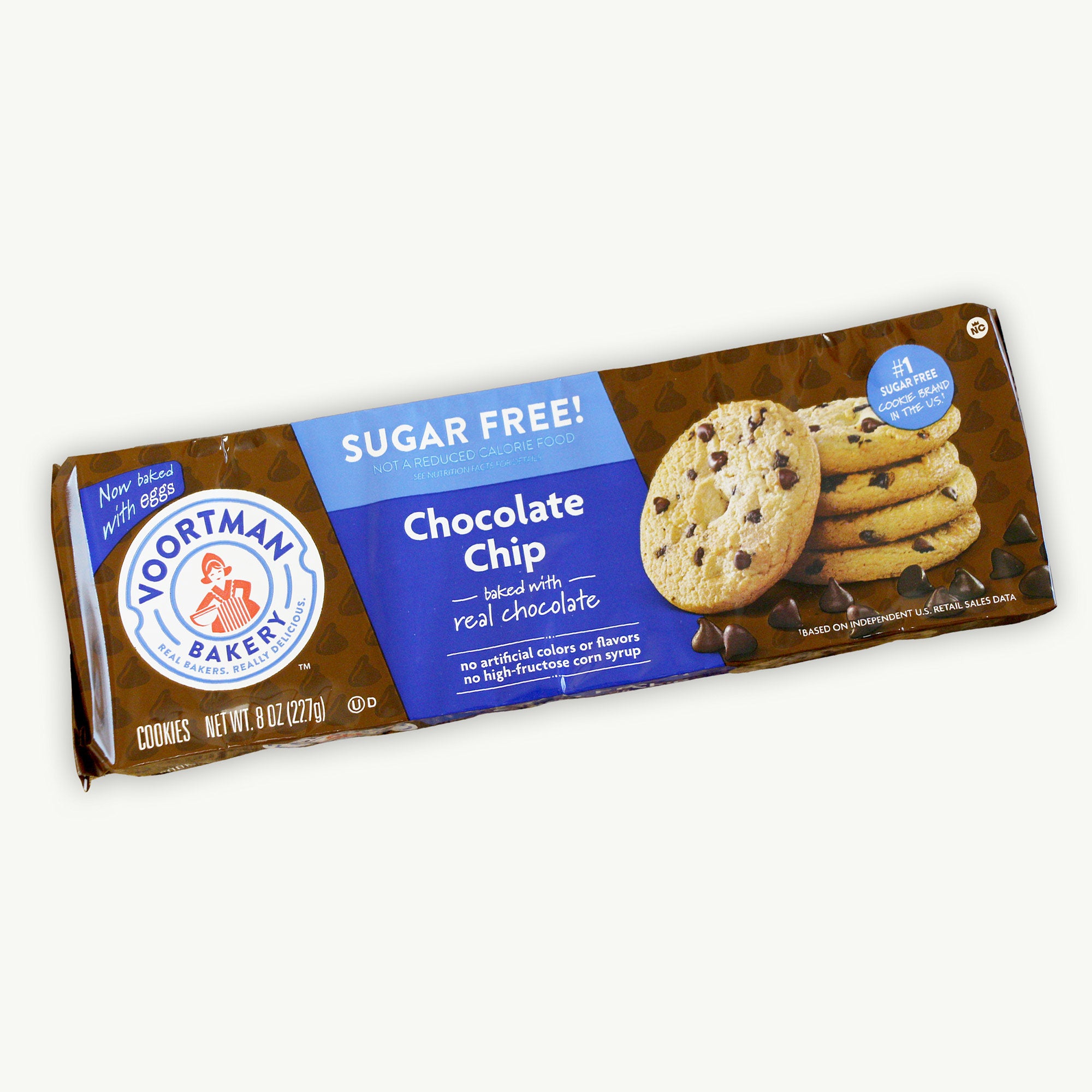 Voortman Sugar Free Chocolate Chip Cookies 8oz – Noble Crunch