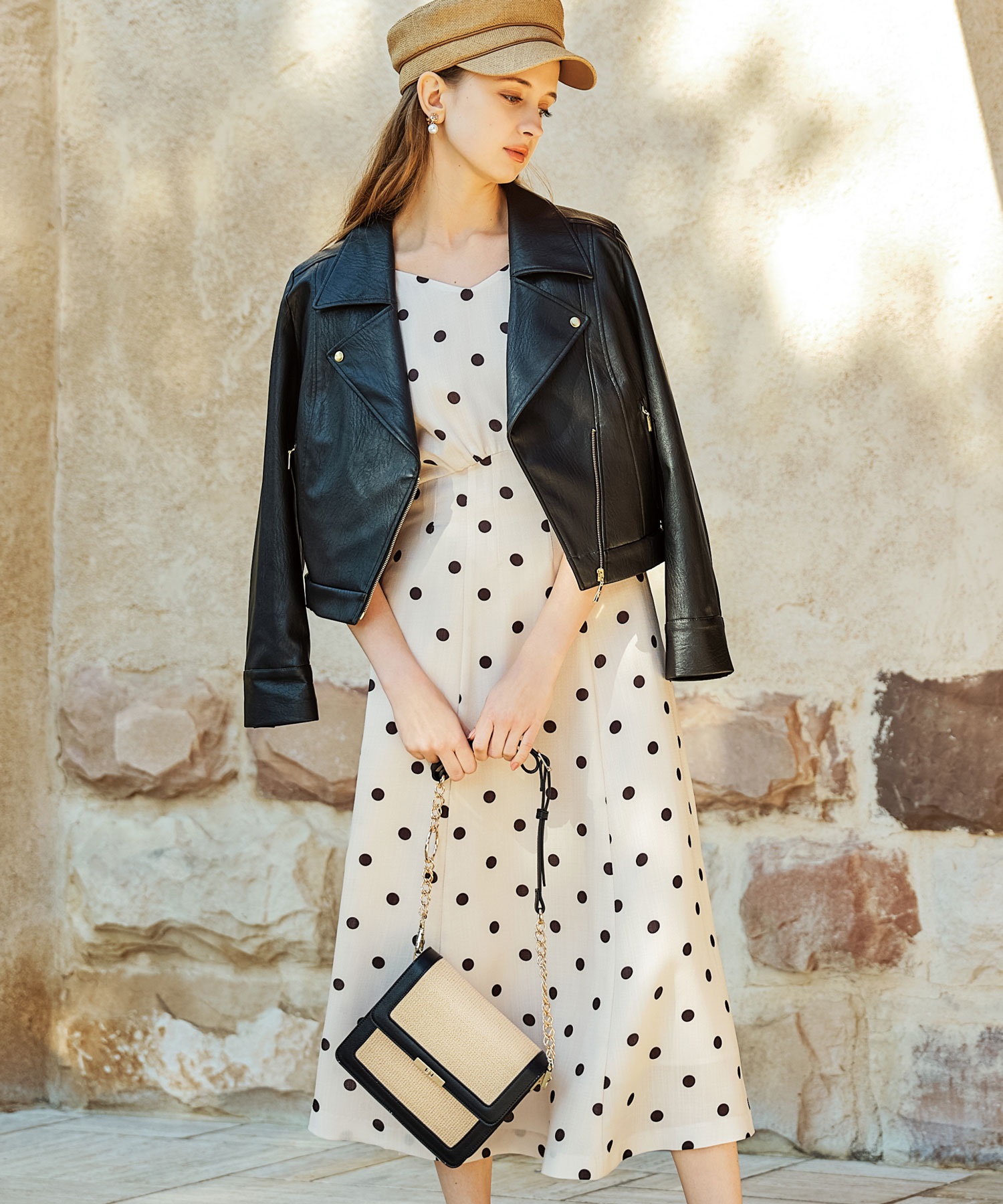 ドットワンピース | ロングワンピース | NOELA OFFICIAL WEB STORE