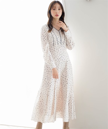 ハート柄ワンピース | ロングワンピース | NOELA OFFICIAL WEB STORE